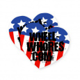 Wheel Whores samolepka - Stars and Stripes (2ks)