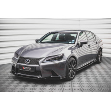 Maxton Design spoiler pod přední nárazník pro Lexus GS MK4 /F-Sport, černý lesklý plast ABS