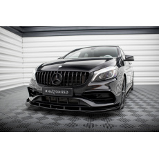 Maxton Design rohové spoilery pod přední nárazník pro Mercedes třída A W176 Facelift AMG-Line, černý lesklý plast ABS Maxton Design rohové spoilery pod přední nárazník pro Mercedes třída A W176 Facelift AMG-Line, černý lesklý plast ABS