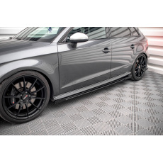 Maxton Design "Street Pro" difuzory pod boční prahy s křidélky pro Audi S3 8V FL, plast ABS bez povrchové úpravy, Sportback Maxton Design "Street Pro" difuzory pod boční prahy s křidélky pro Audi S3 8V FL, plast ABS bez povrchové úpravy, Sportback