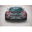 Maxton Design středový spoiler zadního nárazníku pro BMW i8, černý lesklý plast ABS