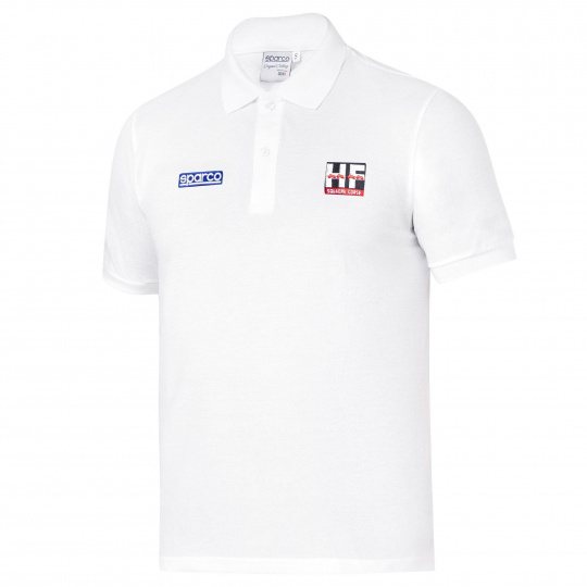 Sparco polokošile LANCIA HF Lunetta, barva: bílá, velikost: XXXL