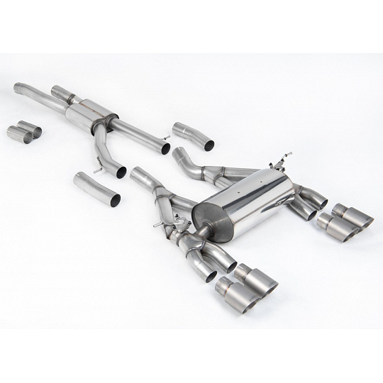 Milltek Sport výfukový systém cat-back Race systém pro BMW řada 4 F82/83 M4 Coupe/Convertible, M4 Competition Coupe (bez OPF) 2014-2018, titanové koncovky Milltek Sport výfukový systém cat-back Race systém pro BMW řada 4 F82/83 M4 Coupe/Convertible, M4 Competition Coupe (bez OPF) 2014-2018, titanové koncovky