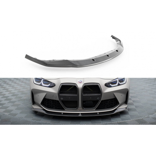 Maxton Design Carbon Division spoiler pod přední nárazník v.3 pro BMW M4 G82, G83, materiál pravý karbon, Coupe/Convertible