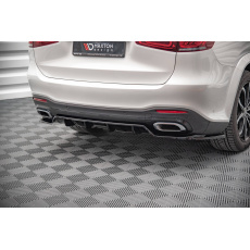 Maxton Design středový spoiler pod zadní nárazník s žebrováním pro Mercedes GLS X167 /AMG- Line, černý lesklý plast ABS Maxton Design středový spoiler pod zadní nárazník s žebrováním pro Mercedes GLS X167 /AMG- Line, černý lesklý plast ABS