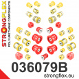 036079B: Strongflex Kompletní sada polyuretanových silentbloků pro zavěšení