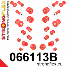 066113B: Strongflex Kompletní sada silentbloků pro zavěšení 066113B: Strongflex Kompletní sada silentbloků pro zavěšení