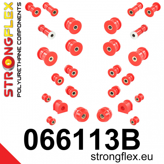 066113B: Strongflex Kompletní sada silentbloků pro zavěšení