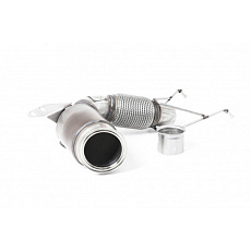 Milltek Sport downpipe a Hi-Flow sportovní katalyzátor pro New Mini Mk3 (F55) Mini Cooper S 2.0 Turbo - 5-dvéř. Hatch (UK a EU modely) LCI s GPF/OPF 2019-2024, pouze pro OE Cat Back systém