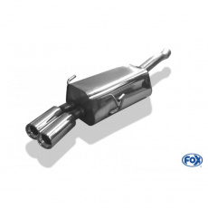 Fox Sportauspuff koncový tlumič výfuku s koncovkou 2x80 Typ 13 pro Renault Avantime s motorem 2.0 T, 3.0