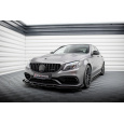 Maxton Design "Street Pro" spoiler pod přední nárazník s křidélky pro Mercedes třída C W205 Facelift/63 AMG/Sedan/Estate, plast ABS bez povrchové úpravy