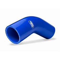 Samco Sport silikonové redukční koleno 45° s vnitřním průměrem 51 mm > 38 mm, barva: modrá