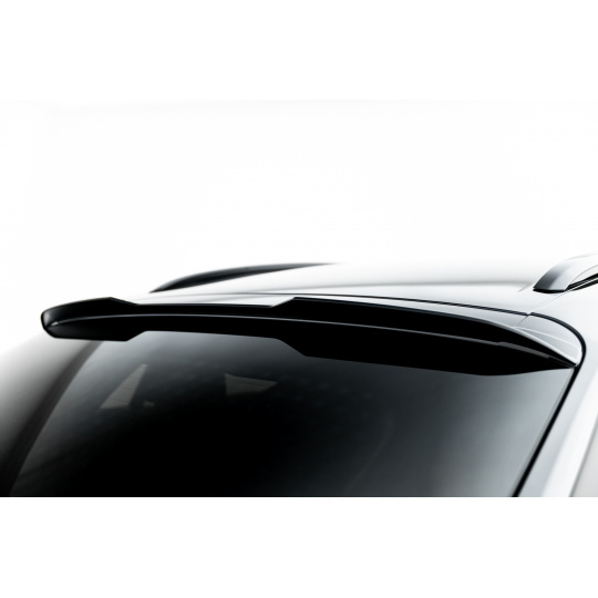 Maxton Design horní prodloužení spoileru pro Porsche Macan EV Mk1, černý lesklý plast ABS