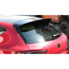 Maxton Design prodloužení spoileru pro Seat Leon Cupra Mk3 Facelift, černý lesklý plast ABS