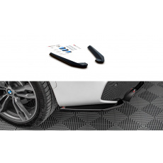 Maxton Design boční difuzory pod zadní nárazník pro BMW X1 F48 /M-Pack, Carbon-Look