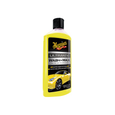 Meguiar's Ultimate Wash & Wax - luxusní, nejkoncentrovanější autošampon s příměsí karnauby a polymerů, 473 ml