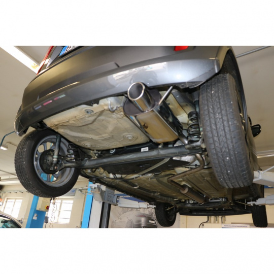 Fox Sportauspuff koncový tlumič výfuku s koncovkou 1x90 Typ 16 pro Suzuki Ignis III s motorem 1.2, s pohonem předních kol