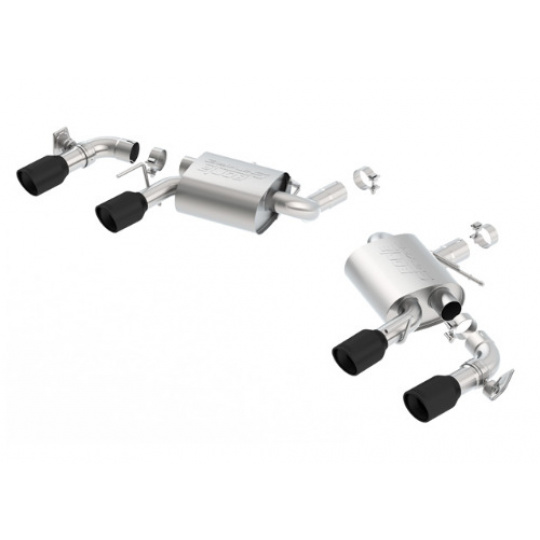 Borla koncový díl "S-Type" pro Chevrolet Camaro SS 6,2l 2-dvéř. s NPP, r.v. od 16-20, typ koncovek: černá