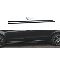 Maxton Design difuzory pod boční prahy pro Mercedes třída V W447F, černý lesklý plast ABS, AMG-Line