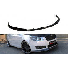Maxton Design spoiler pod přední nárazník pro Škoda Fabia Mk2, černý lesklý plast ABS Maxton Design spoiler pod přední nárazník pro Škoda Fabia Mk2, černý lesklý plast ABS