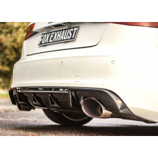 Fox Sportauspuff koncový tlumič výfuku s koncovkou 160x130 Typ 38 na obou stranách pro Audi A3 8V 2014- s motorem 1.8, 2.0, sportback