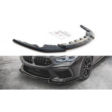 Maxton Design spoiler pod přední nárazník ver.3 pro BMW řada M8 Gran Coupe/F93, černý lesklý plast ABS