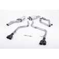 Milltek Sport výfukový systém cat-back Závodní verze (nedoporučuje se pro silniční provoz) pro Audi S5 3.0 TFSI B8 Coupe/Cabriolet (S tronic) 2009-2011, typ koncovek: dvojité černé