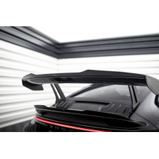 Maxton Design horní prodloužení spoileru pro Porsche 911 992 GT3, černý lesklý plast ABS
