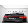Maxton Design prodloužení spoileru pro Audi S8 D5, černý lesklý plast ABS