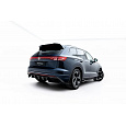 Maxton Design spoiler pod zadní nárazník s žebrováním pro Volkswagen Touareg Mk3 Elegance, černý lesklý plast ABS