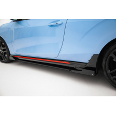 Maxton Design křidélka bočních difuzorů pro Hyundai Veloster N Mk2, plast ABS bez povrchové úpravy