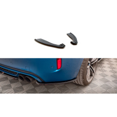Maxton Design boční difuzory pod zadní nárazník pro BMW X6 M F86, černý lesklý plast ABS