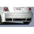 Rieger spoiler pod zadní nárazník pro BMW řada 3 E46 compact po faceliftu r.v. 02/02-, plast ABS bez povrchové úpravy