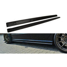 Maxton Design difuzory pod boční prahy pro Škoda Fabia RS Mk1, černý lesklý plast ABS