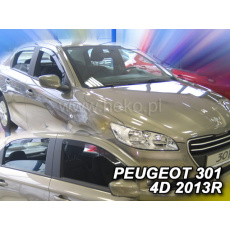 HEKO ofuky oken Peugeot 301 4dv (od 2013) přední + zadní