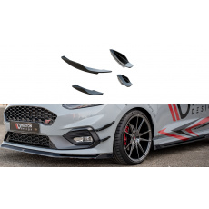 Maxton Design přítlačná křidélka předního nárazníku ver.2 pro Ford Fiesta Mk8 ST-Line, plast ABS bez povrchové úpravy Maxton Design přítlačná křidélka předního nárazníku ver.2 pro Ford Fiesta Mk8 ST-Line, plast ABS bez povrchové úpravy