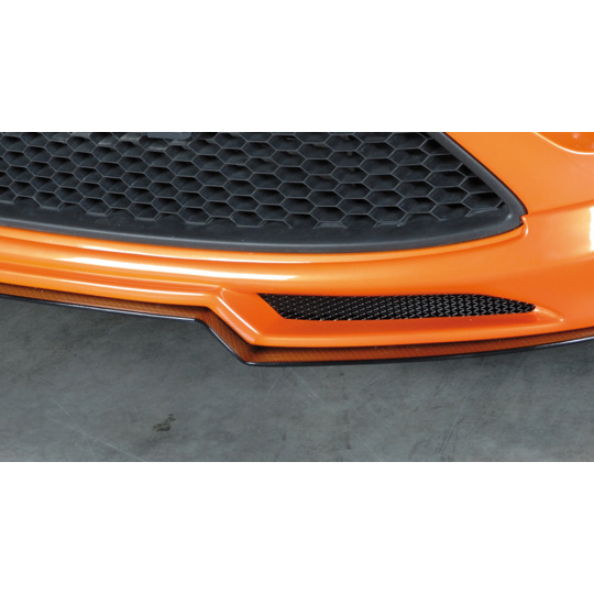 Rieger lipa pod přední nárazník Rieger pro Ford Focus 2 ST 3-dvéř., 5-dvéř. po faceliftu, 02/08-01/11, plast ABS s povrchovou úpravou Carbon-Look