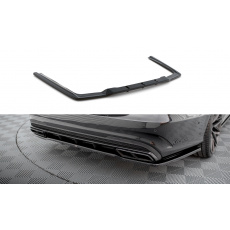 Maxton Design středový spoiler pod zadní nárazník s žebrováním pro Mercedes třída E W212 Facelift/Sedan/E63 AMG, černý lesklý plast ABS Maxton Design středový spoiler pod zadní nárazník s žebrováním pro Mercedes třída E W212 Facelift/Sedan/E63 AMG, černý lesklý plast ABS