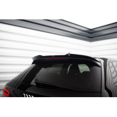 Maxton Design prodloužení spoileru pro Audi A3 8V FL, černý lesklý plast ABS, Sportback