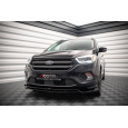 Maxton Design spoiler pod přední nárazník pro Ford Escape MK3 ST-Line, černý lesklý plast ABS
