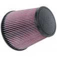 K&N univerzální kulatý zkosený filtr se vstupem 98 mm a výškou 178 mm, gumový vrchlík