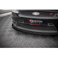 Maxton Design rohové spoilery pod přední nárazník pro Ford Fiesta ST Mk6, černý lesklý plast ABS