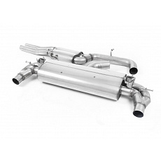 Milltek sport ValveSonic výfukový systém cat-back bez rezonátoru pro Audi RS3 Sportback 400PS (8V MQB - Facelift) bez OPF/GPF 2017-2018, typ koncovek: oválné titanové