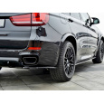 Maxton Design difuzory pod boční prahy pro BMW X5 F15, černý lesklý plast ABS