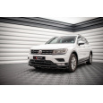 Maxton Design spoiler pod přední nárazník pro Volkswagen Tiguan MK2 Standard, černý lesklý plast ABS