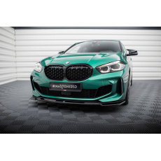 Maxton Design spoiler pod přední nárazník v.10 pro BMW řada 1 F40, černý lesklý plast ABS, M135i