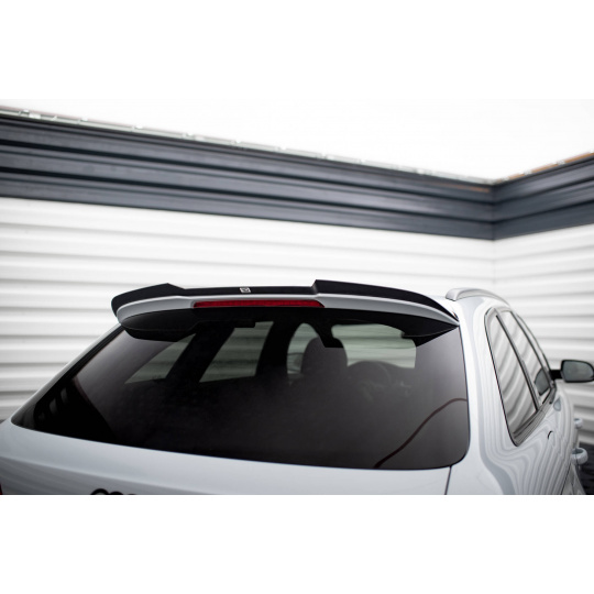 Maxton Design prodloužení spoileru pro Audi A4 B8 Competition Facelift, černý lesklý plast ABS, Avant