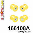 166108A: Strongflex Sada silentbloků uložení zadního nosníku varianta SPORT