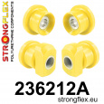 236212A: Strongflex Sada silentbloků zadního nosníku varianta SPORT