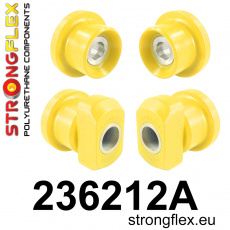 236212A: Strongflex Sada silentbloků zadního nosníku varianta SPORT 236212A: Strongflex Sada silentbloků zadního nosníku varianta SPORT